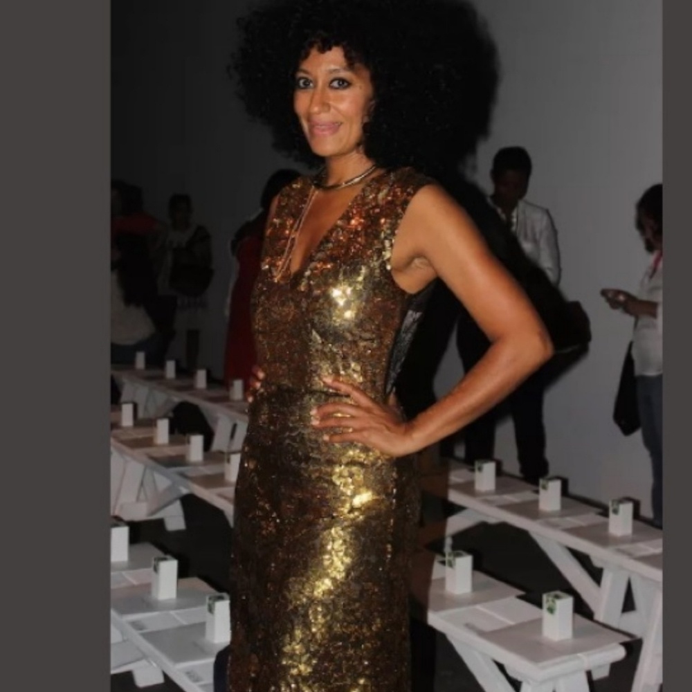 Tracy Reese Gold Dress Losange for Anthropologie - Picture 4 of 4